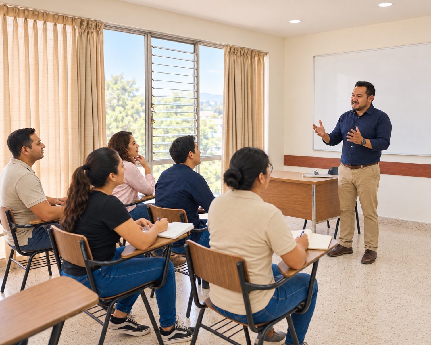 Salón equipado del instituto